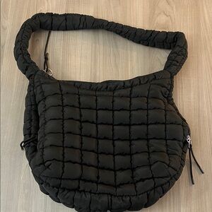 Black Quilted Shoulder Bag